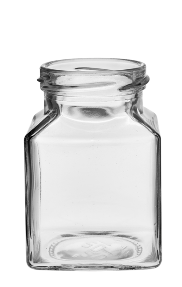 Square jar 200ml 53TO Glass flint